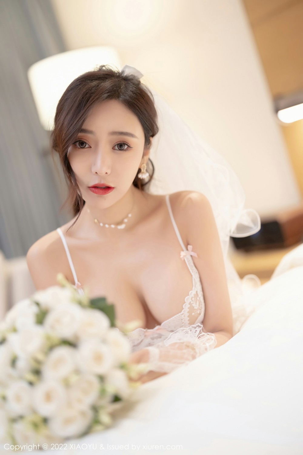 [XIAOYU语画界] 2022.03.10 VOL.733 王馨瑶yanni 白色婚纱